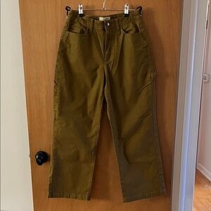 Universal Thread Rich Olive Wide-Leg Cargo Pants